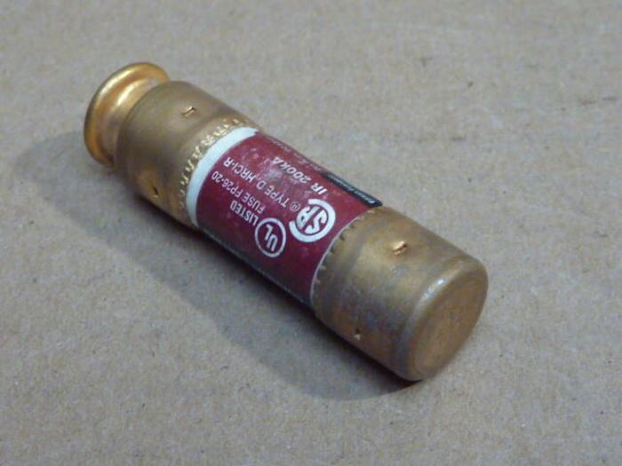 Used BULLET 15 Amp Fuse ECNR-15 #33620