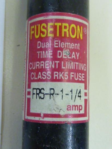 Used FUSETRON 1 1/4 Amp Fuse FRS-R-1-1/4 #62324