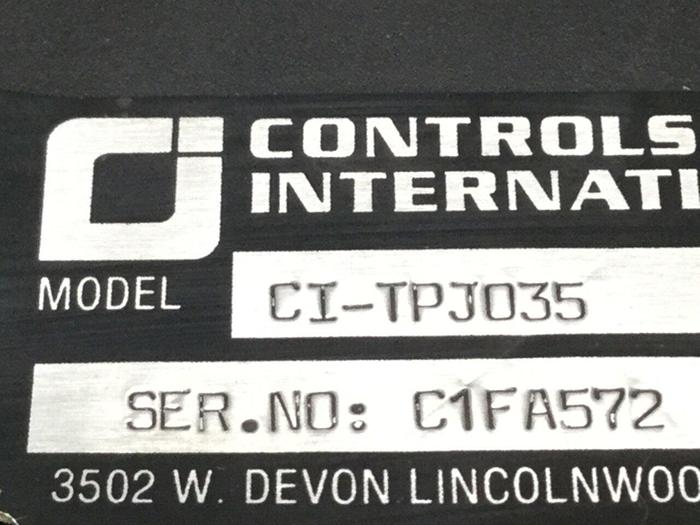 Used CONTROLS INTERNATIONAL Display CI-TPJ035 #109554