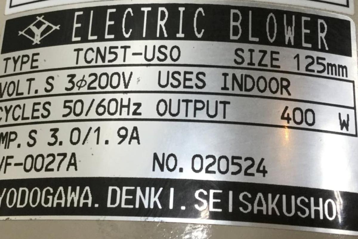 Used YODOGAWA Electric Blower TCN5T-US0 USED