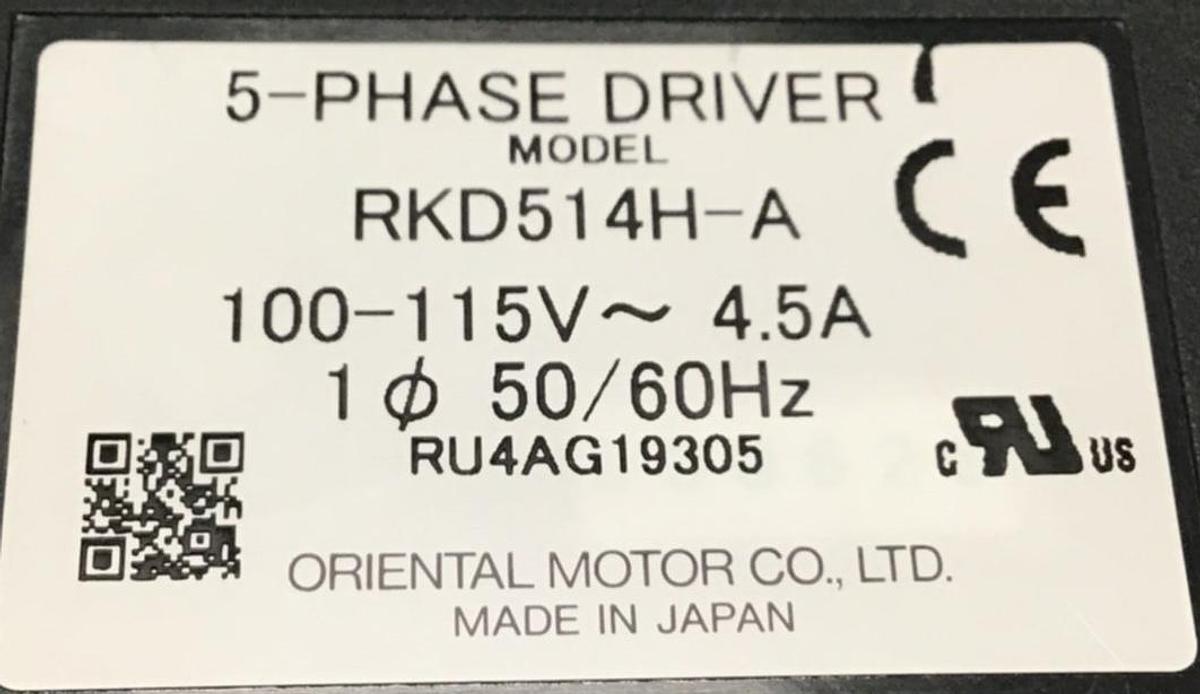 Used VEXTA 5-Phase Driver RKD514H-A USED