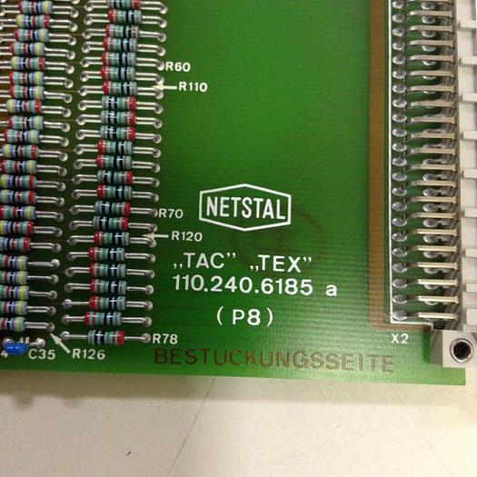 Used NESTAL Input Control Board 110.240.6185 A #77977