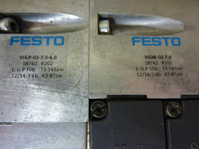 Used FESTO Control Block w/ Valves IFB8-03 #52681