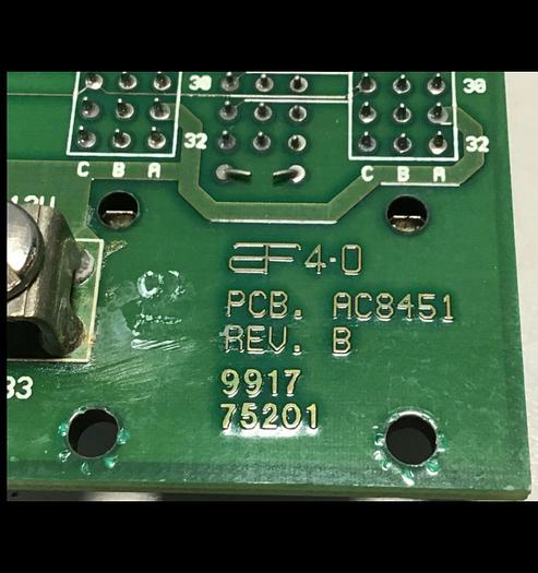 Used APSCO Van Dorn Rack Circuit Board AC8450 USED