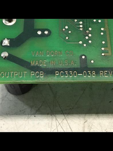 Used VAN DORN Pathfinder DC Output Board PC330-038 Used