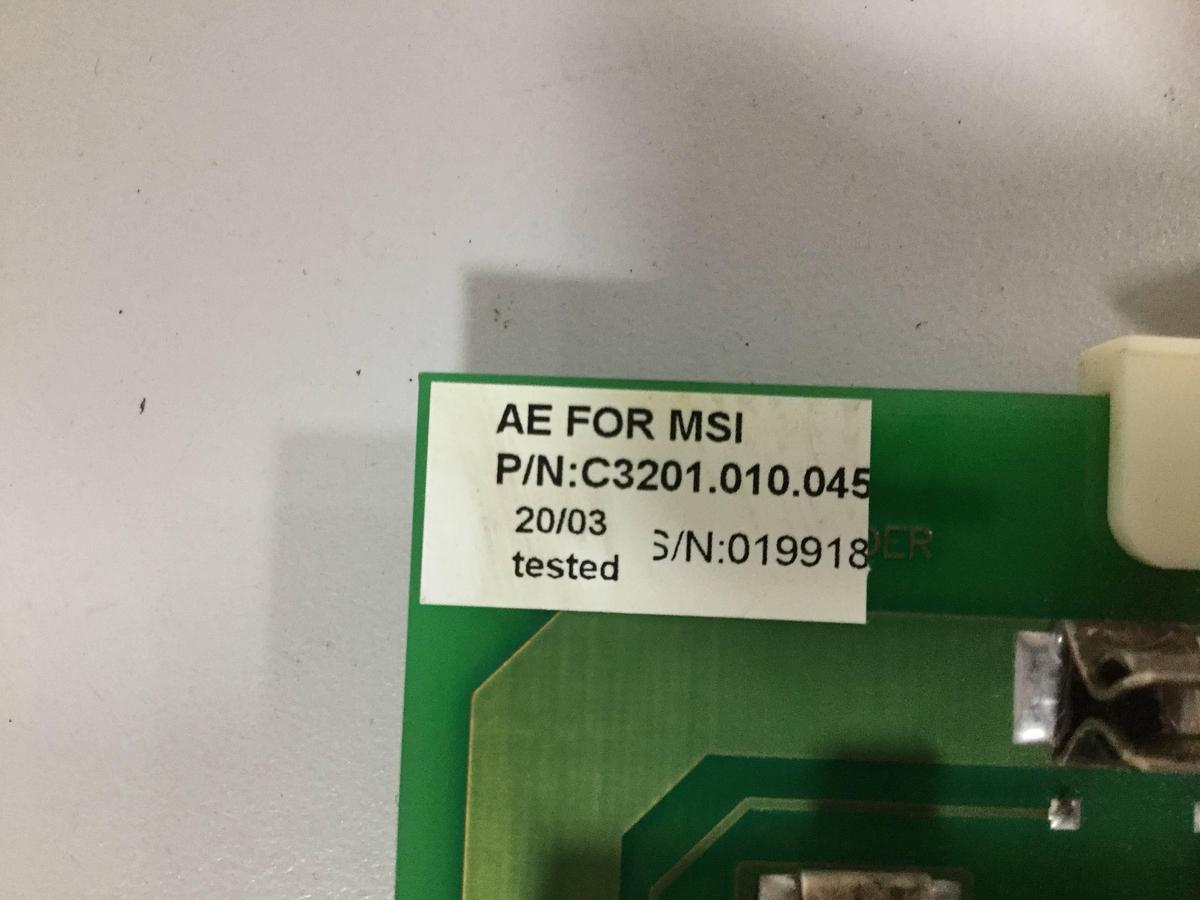 Used AMERICAN MSI Control Board C3201.010.045 Used
