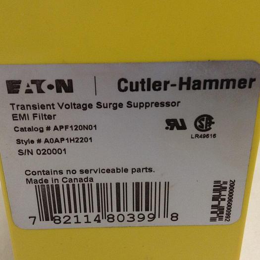 CUTLER HAMMER Transient Surge Suppressor APF120N01 #82795