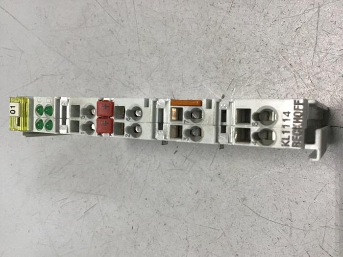Used BECKHOFF 4-Channel Digital Input Terminal KL1114 #125252