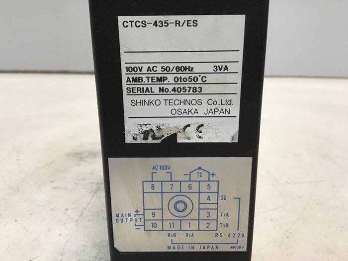 Used SHINKO Temperature Control CTCS-435-C/ES USED