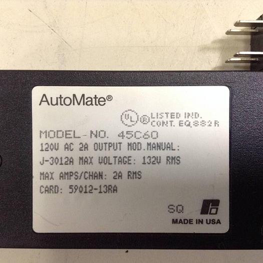 Used AUTOMATE Output Module 45C60 #71476