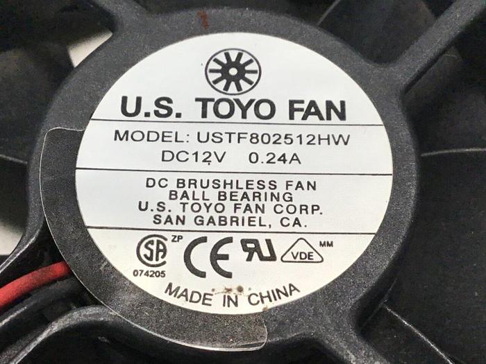 Used TOYO DC Brushless Fan USTF802512HW Used