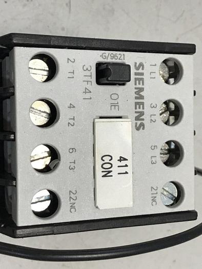 Used SIEMENS Contactor 3TF4101-0A #118022