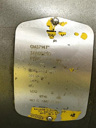 Used THERMAL TRANSFER Oil Heat Exchanger RM-1N Used