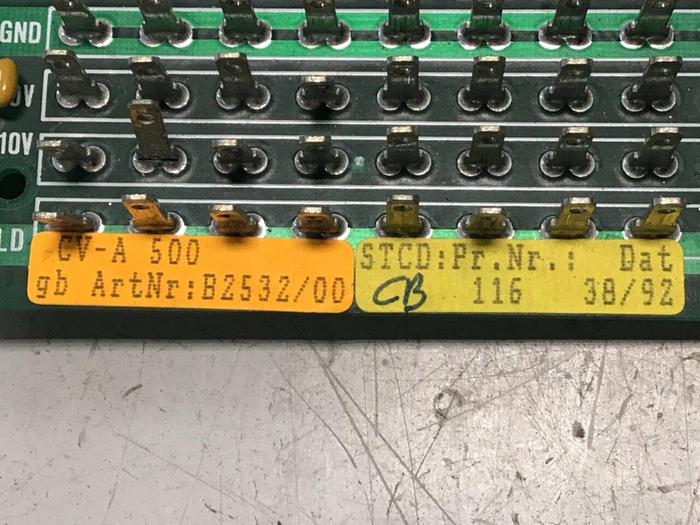 Used BACHMANN ELECTRONIC Circuit Board CVA5001001A #136934