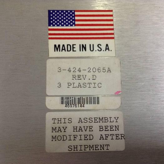 Used CINCINNATI MILACRON Camac VST Operator Interface 3-424-2065A VST Used