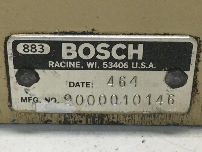 Used BOSCH Valve 9000010146 #106005