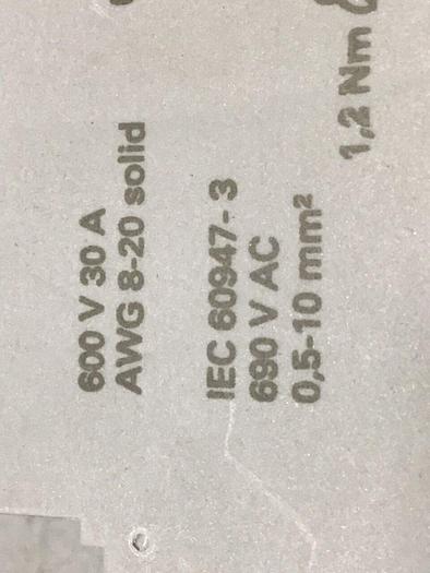 Used SIEMENS Fuse Holder 3NW7023 #115779