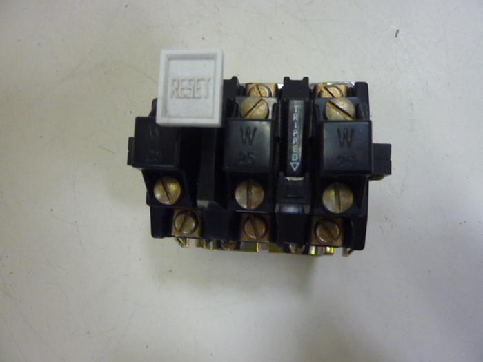 Used ALLEN BRADLEY Overload Starter Relay 592-BOV169 SER B W33 #67431