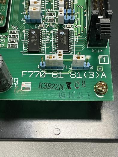 Used FUJI VT-1000IID Control Display Panel Used