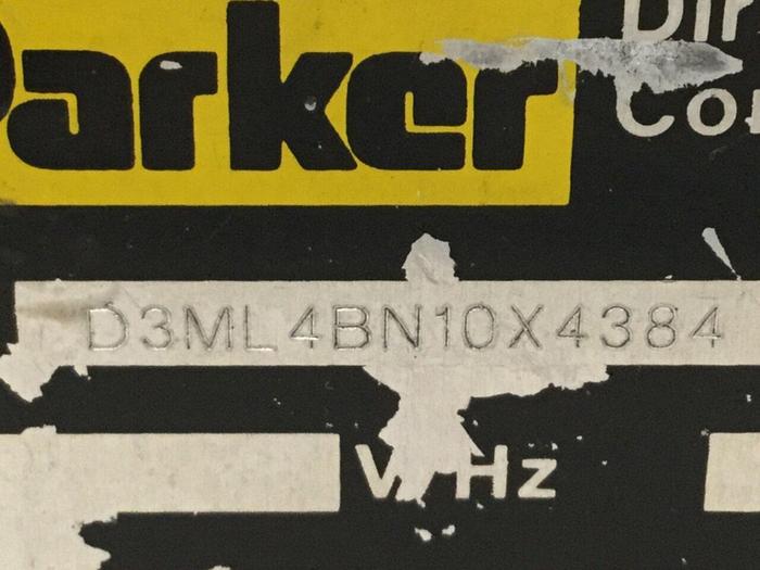 Used PARKER Directional Control Valve D3ML4BN10X4384 Used