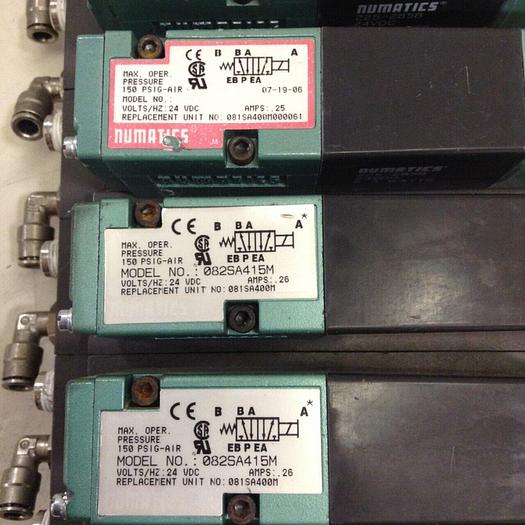 Used NUMATICS Control Block w/ Valves 082SA415M #80006