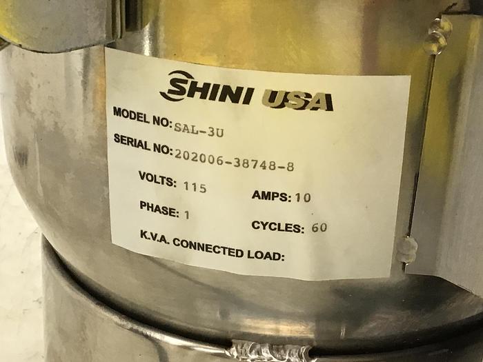Used SHINI Self-Contained Hopper Loader SAL-3U Used #143336