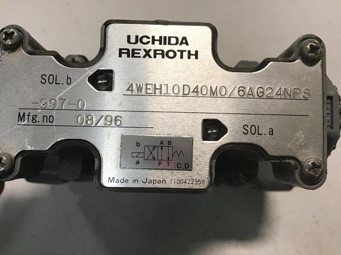 Used REXROTH Valve 4WEH10D40M0/6AG24NPS-997-0 #137733