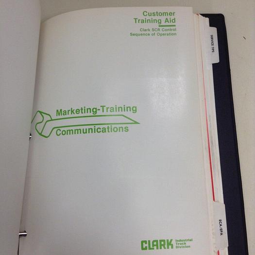 Used CLARK EQUIPMENT Various Manuals MANUAL SRC USED
