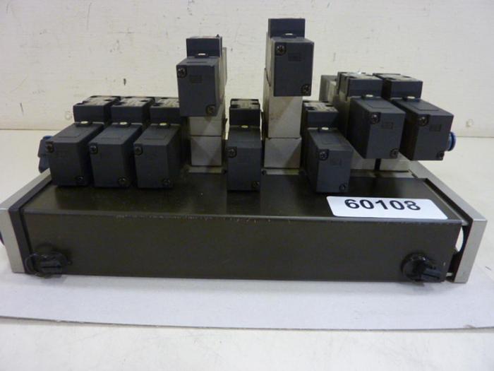 Used SMC Control Block w/ Valves VFS2100-5FZ #60108