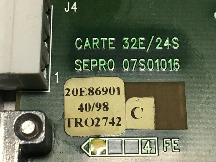 Used SEPRO ROBOTIQUE 20E86901 Circuit Board 07S01016 USED