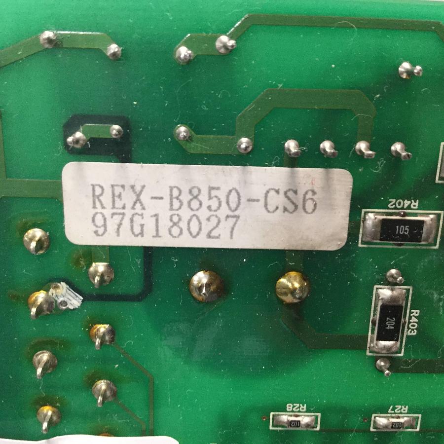 Used RKC Temperature Control Board REX-B850-CS6 Used