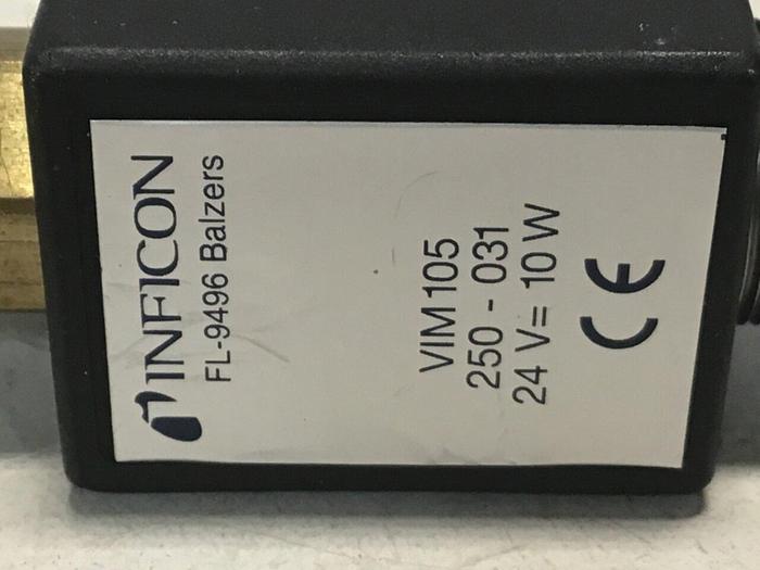 Used INFICON Gauge / Valve FL-9496 BALZERS #124343