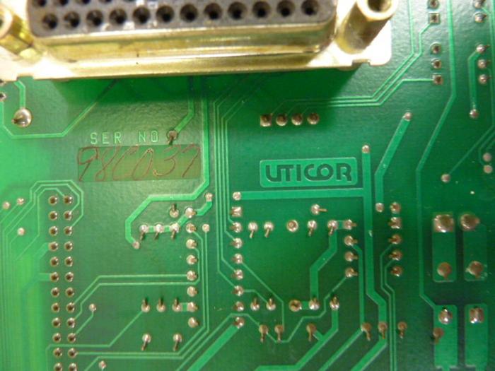 Used UTICOR Circuit Board 75E82 #59046