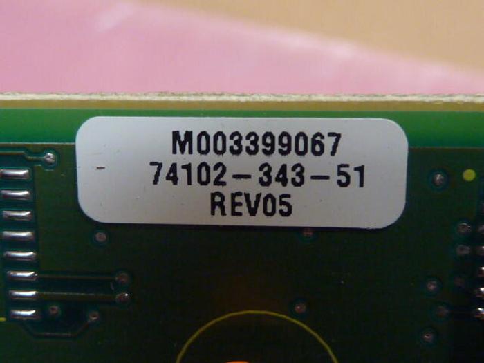 Used ALLEN BRADLEY Circuit Board 74102-343-51 #36719