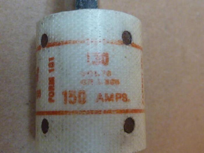 Used SHAWMUT 150 Amp Fuse A13X150 #33714