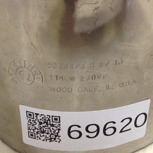 Used TEMPCO 1140 Watt Ceramic Heater Band 5038823 H 07 13 #69620