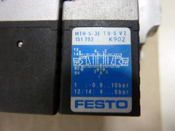 Used FESTO Control Block w/ Valves IFB8-03 #52788