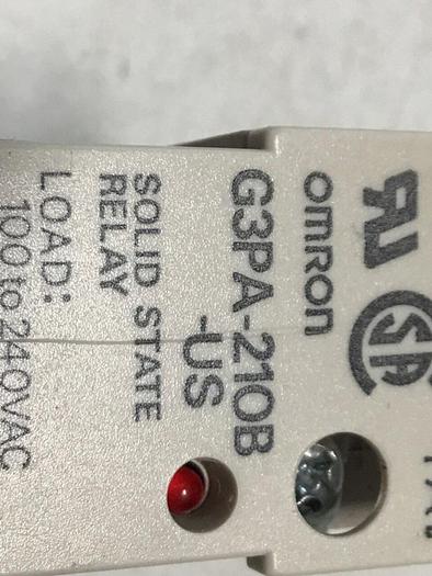 Used OMRON Solid State Relay G3PA-210B-US #118416