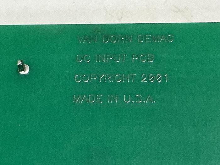 Used VAN DORN ASSY 330037 REV-D