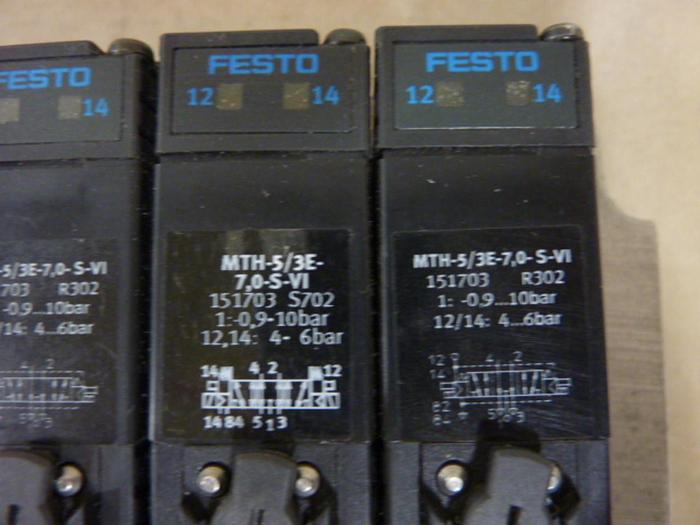 Used FESTO Control Block w/ Valves IFB8-03 #52795