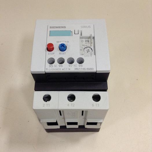 Used SIEMENS Overload Relay 3RU1 146-4MB0 USED #80953