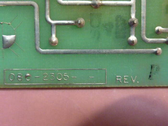 Used SCI Control Board 080-2305 REV P #36603
