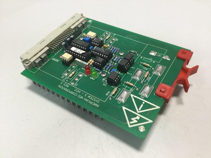 Used AMERICAN MSI System 3-HCC Card 3000.020.089 #106162