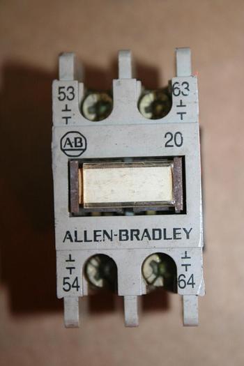 Used ALLEN BRADLEY Contactor 195-FA20 SER A #22221 DNL SCRAPPED