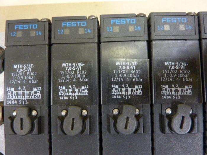 Used FESTO Control Block w/ Valves IFB8-03 #52695