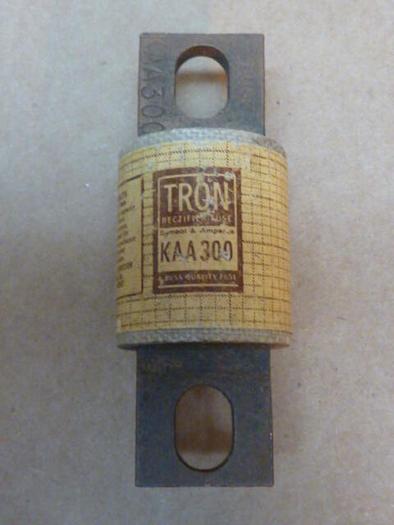 Used TRON / BUSSMANN 300 Amp Rectifier Fuse KAA-300 #36411