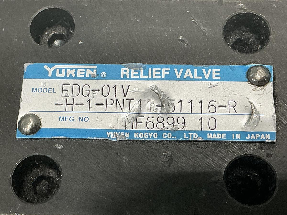Used YUKEN EDG-01V-H-1-PNT11-51116-R