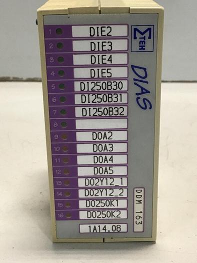 Used SIGMATEK Conversion Module DIAS DDM 163 #131236