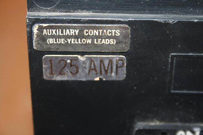 Used SQUARE D 125 Amp Circuit Breaker KAL361251212 Used