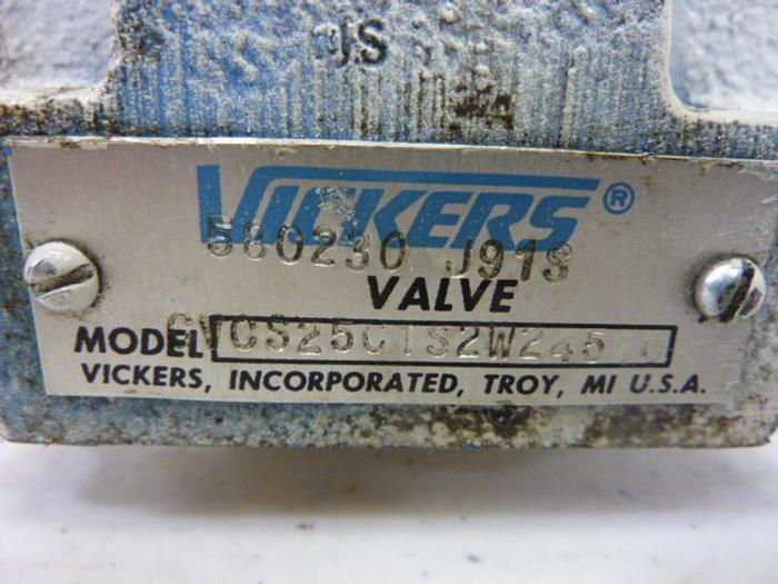 Used VICKERS Valves DG4V-3-2AL-M-U-HL7-60 #51627